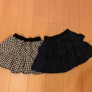 ユニクロ(UNIQLO)のUNIQLO キッズ　スカート2枚セット(スカート)