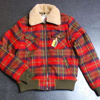 スコッチアンドソーダ(SCOTCH & SODA)のスコッチ&ソーダ ジャケット チェック アウター 赤系(ニット/セーター)