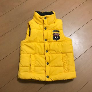 トミーヒルフィガー(TOMMY HILFIGER)の〈５月末処分の為大幅値下げ〉トミーヒルフィガー　ダウンベスト　黄色(ジャケット/上着)