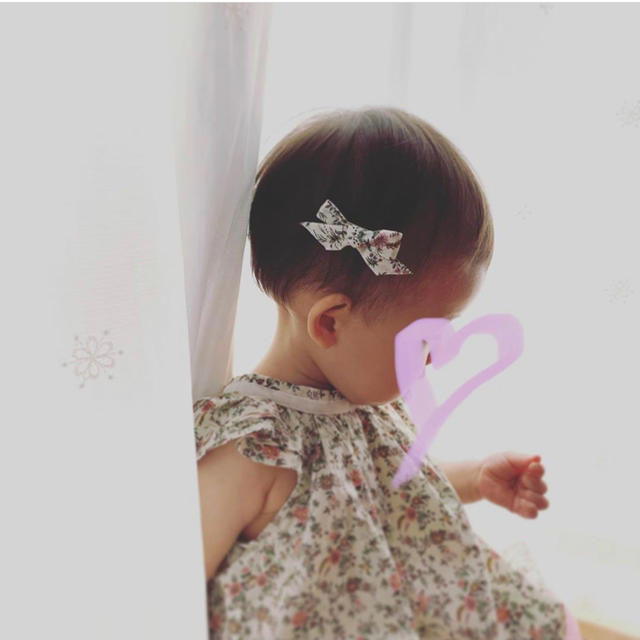 2点セット-1 ♡ リバティ ベビーヘアクリップ | capacitasalud.com