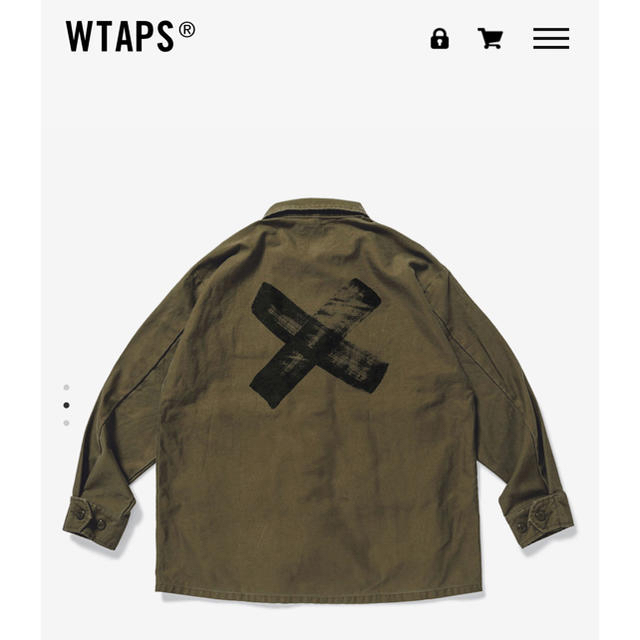 W)taps(ダブルタップス)のWTAPS JUNGLE LS 01 SHIRT OLIVE DRAB XL メンズのジャケット/アウター(ミリタリージャケット)の商品写真