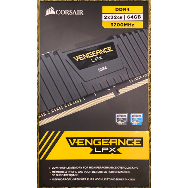 CORSAIR メモリー DDR4 3200 32GB2本組 合計64GBPCパーツ