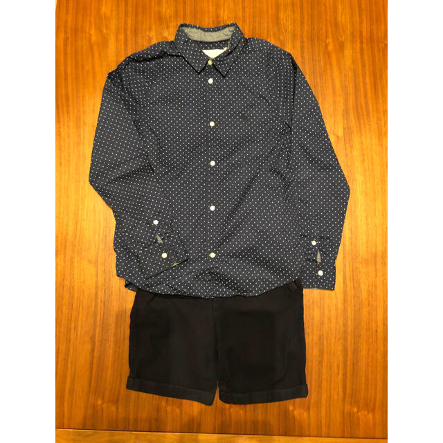 H&M(エイチアンドエム)のH&M ハーフパンツ　140 150 キッズ/ベビー/マタニティのキッズ服男の子用(90cm~)(パンツ/スパッツ)の商品写真