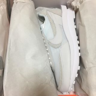 Sacai × Nike LD Waffle White Nylon  27cm(スニーカー)