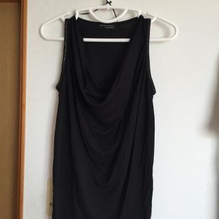 ザラ(ZARA)のzara ドレープtops(Tシャツ(半袖/袖なし))