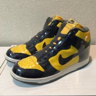 ナイキ(NIKE)の【新品同様】NIKE DUNK ミシガンダンク2016 紺黄 27.5(スニーカー)