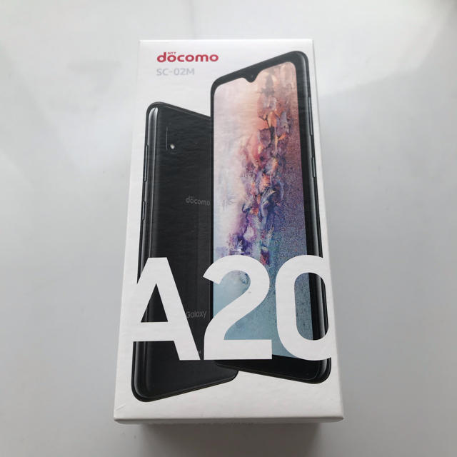 Galaxy A20 SC-02M ブラック 新品未使用 SIMフリー ②