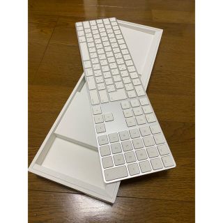 アップル(Apple)のApple magic keyboard テンキー付 の販売です。送料無料(PC周辺機器)