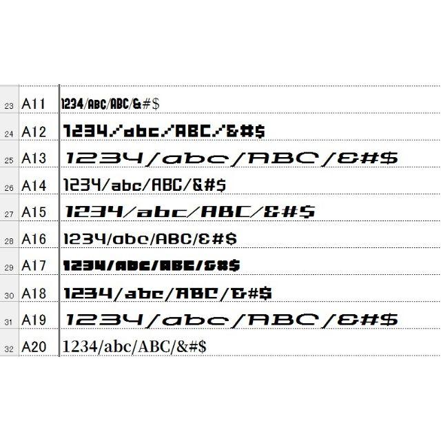 フォントサンプル1 インテリア/住まい/日用品のインテリア/住まい/日用品 その他(その他)の商品写真