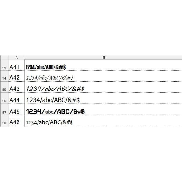 フォントサンプル2 インテリア/住まい/日用品のインテリア/住まい/日用品 その他(その他)の商品写真