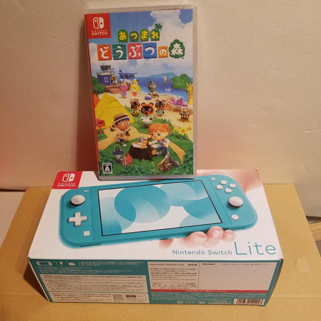 lightSwitch lite ターコイズ　本体　新品　あつまれどうぶつの森　セット