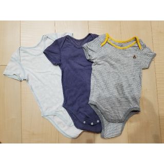 ベビーギャップ(babyGAP)の肌着　3枚セット　80(肌着/下着)