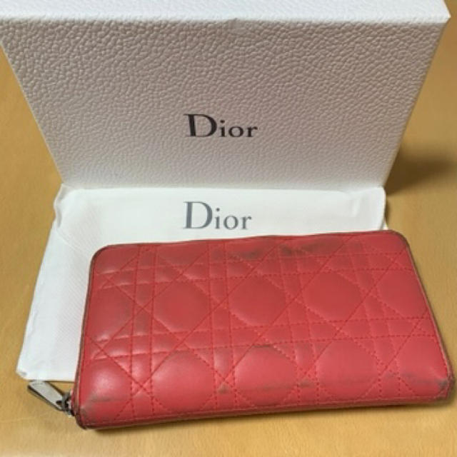 Christian Dior - ＊値下げしました＊ Christian Dior 長財布 ピンクの通販 by ぁゃ's shop