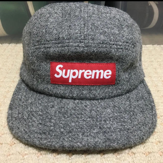 メンズSUPREME Harris Tweed camp cap