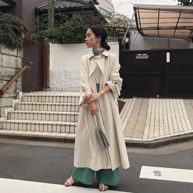 ジャケット/アウターAmeri VINTAGE SOUFFLE OVER COAT スフレコート　♡