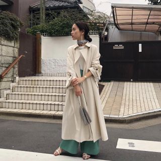 アメリヴィンテージ(Ameri VINTAGE)のAmeri VINTAGE SOUFFLE OVER COAT スフレコート　♡(ロングコート)