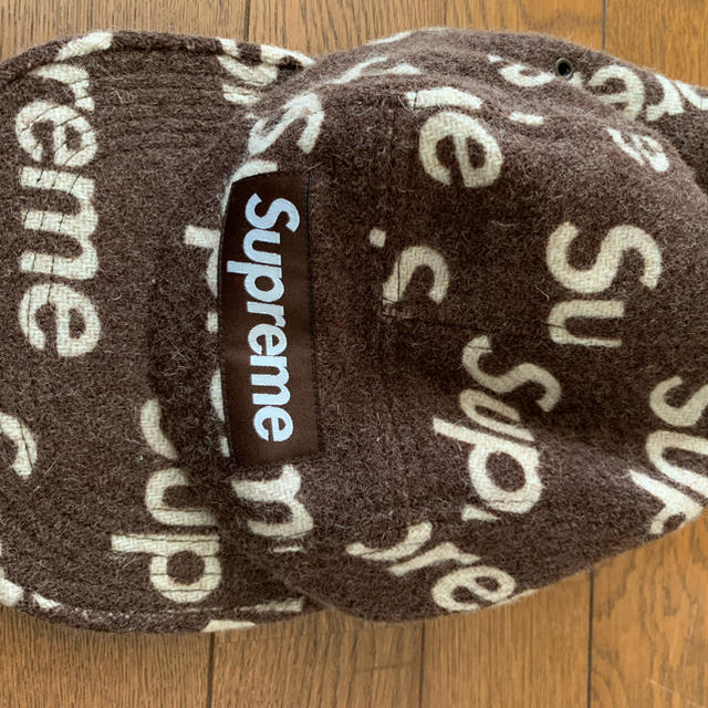 Supreme(シュプリーム)の正規品 美品 SUPREME シュプリーム HARRIS TWEED 茶  メンズの帽子(キャップ)の商品写真