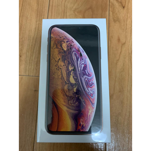 iPhone XS 256GB GOLD SIMロック解除スマートフォン/携帯電話