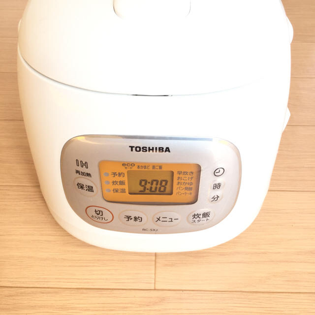 東芝 厚釜 IH炊飯器 コンパクト３合炊