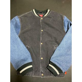 シュプリーム(Supreme)のsupreme 18s/s denim varsity jacket スタジャン(スタジャン)