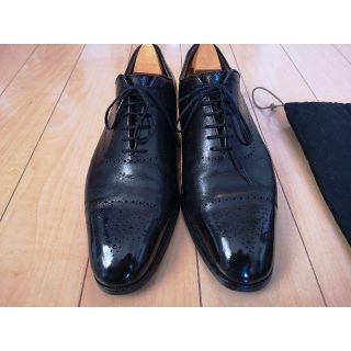 ジョンロブ(JOHN LOBB)の廃番品！レア！JMweston JMウェストン　ホールカット7D シューツリー付(ドレス/ビジネス)