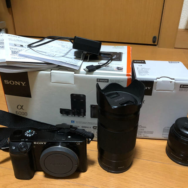 【専用】sony a6000＋望遠レンズ＋単焦点レンズ