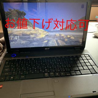 エイサー(Acer)のACER ノートパソコン Windows10 DVD見れます。(ノートPC)