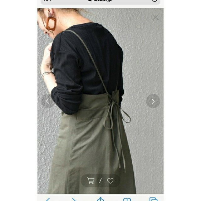 Khaju(カージュ)の【lukaneさま専用】Khaju:ロングスリーブセットキャミワンピース レディースのワンピース(ロングワンピース/マキシワンピース)の商品写真