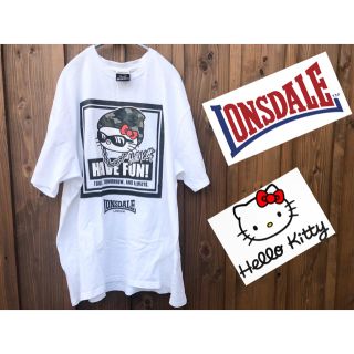 サンリオ(サンリオ)のSanrio lonsdale HELLO KITTY コラボtシャツ レア(Tシャツ/カットソー(半袖/袖なし))