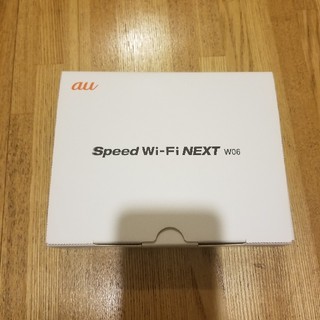 エーユー(au)のau  speed wi-fi  next   w06(PC周辺機器)