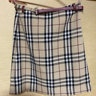 バーバリーブルーレーベル(BURBERRY BLUE LABEL)の【Burberry】バーバリーブルーレーベル　ミニスカート　チェック柄(ミニスカート)