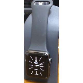 アップルウォッチ(Apple Watch)の即日配達、極美品！　Apple watch series 3 38mm gps(腕時計(デジタル))