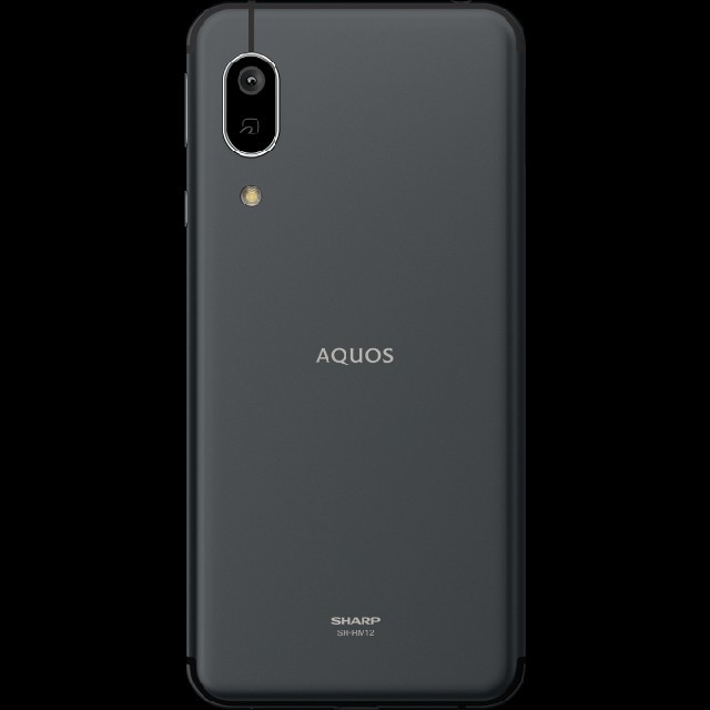 AQUOS(アクオス)のAQUOS sense3 lite（SH-RM12）ブラック スマホ/家電/カメラのスマートフォン/携帯電話(スマートフォン本体)の商品写真