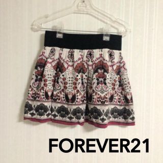 フォーエバートゥエンティーワン(FOREVER 21)のforever♡ペイズリー柄スカート(ミニスカート)