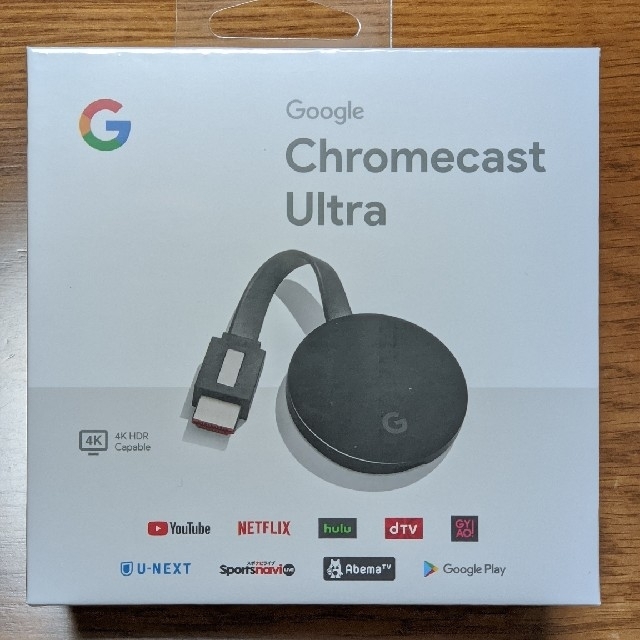 【新品未開封】Google Chromecast Ultra