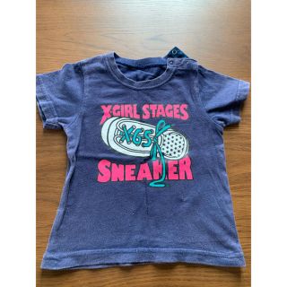 エックスガールステージス(X-girl Stages)のx-girl first stage Tシャツ　2T 90センチ(Tシャツ/カットソー)