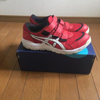 アシックス(asics)のアシックス安全靴(赤・27.0㎝)(スニーカー)