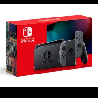 ニンテンドースイッチ(Nintendo Switch)のニンテンドー　スイッチ　グレー　新型　新品(家庭用ゲーム機本体)