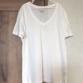 ジーユー(GU)のVネックTシャツ(Tシャツ(半袖/袖なし))