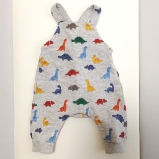 エイチアンドエム(H&M)の【りー様専用】H&M　恐竜柄サロペット　2-4months(ロンパース)