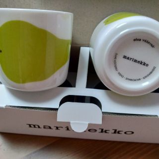 マリメッコ(marimekko)の新品◆パーリナ　ラテマグ　洋なし　マリメッコ(グラス/カップ)