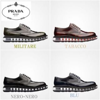 プラダ(PRADA)のPRADA エアソールドレスシューズ　27cm(ドレス/ビジネス)