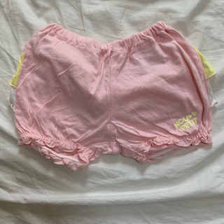 赤ちゃん用　フリルパンツ　ブルマー　ピンク　フリーサイズ(パンツ)