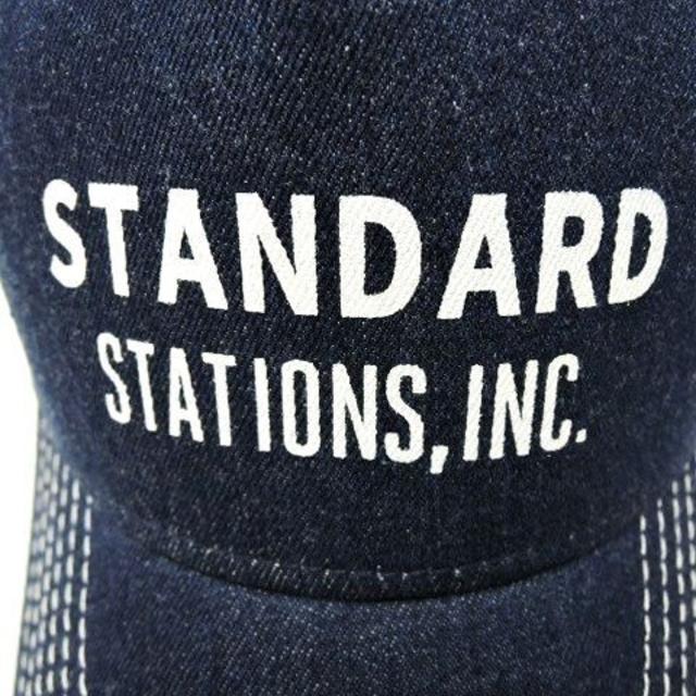 STANDARD CALIFORNIA(スタンダードカリフォルニア)のSTANDARD STATIONデニムキャップ 熊本 同型別色 キムタク私物 メンズの帽子(キャップ)の商品写真