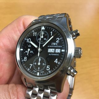 インターナショナルウォッチカンパニー(IWC)のIWC パイロットウオッチフリーガークロノ保証書付 IW370607 価格相談可(腕時計(アナログ))