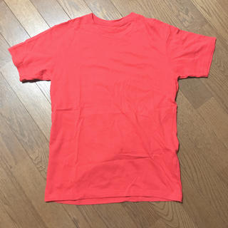ユニクロ(UNIQLO)のユニクロ クルーネックT 半袖 レッド 赤(Tシャツ/カットソー(半袖/袖なし))