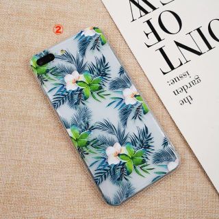 【大特価】オシャレな花柄 iPhoneX /XSケース ②(iPhoneケース)