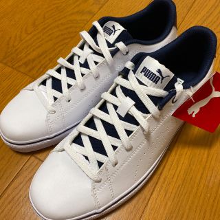 プーマ(PUMA)のPUMA(ホワイト/ネイビー)【Men’s /26.0/新品】(スニーカー)