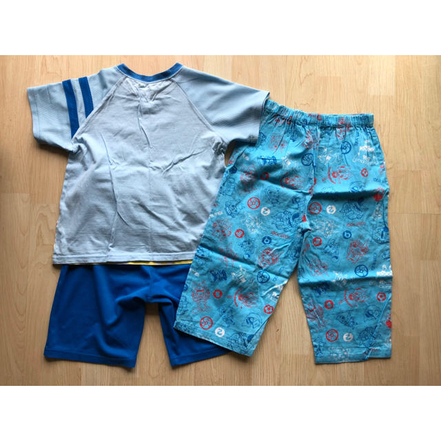 妖怪ウォッチ半袖パジャマ3点セット 130 キッズ/ベビー/マタニティのキッズ服男の子用(90cm~)(パジャマ)の商品写真