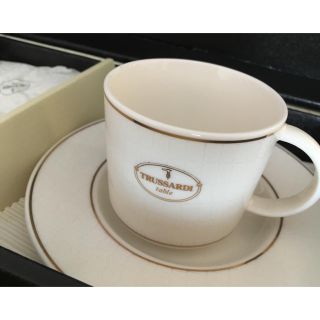 トラサルディ(Trussardi)のトラサルディのコーヒーカップ&ソーサーセット(グラス/カップ)